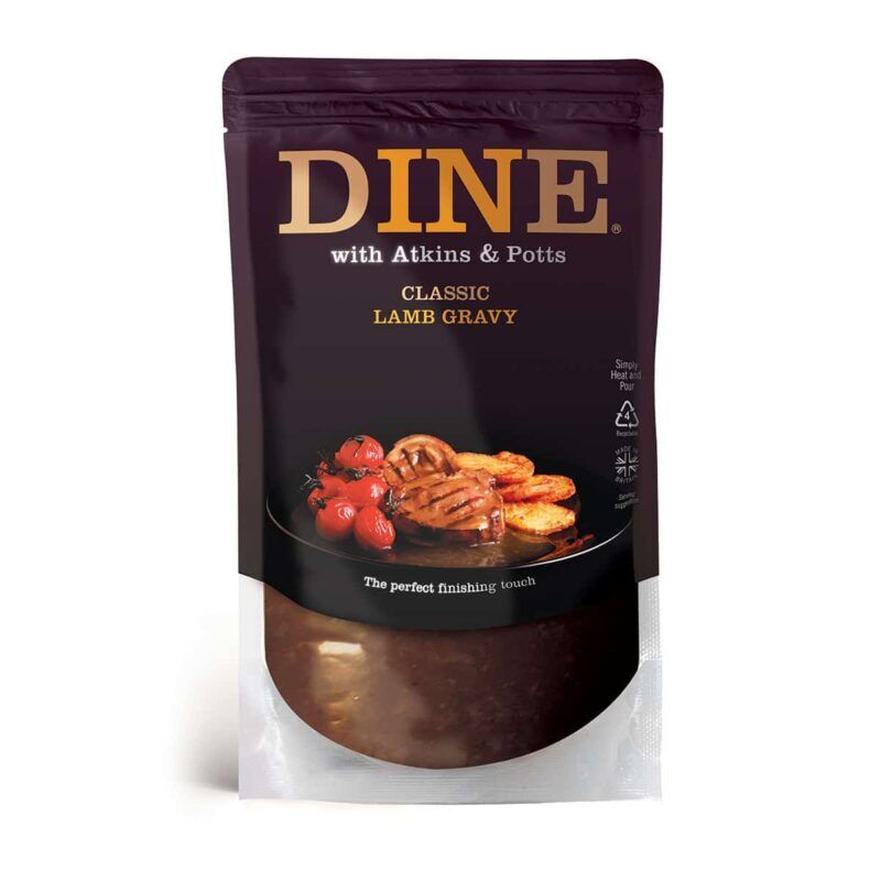 DINE IN with Atkins & Potts Lamb Gravy DINE IN with Atkins & Potts Lamb Gravy