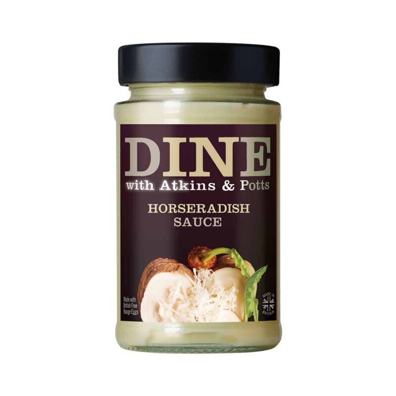 DINE IN with Atkins & Potts Classic Horseradish Sauce DINE IN with Atkins & Potts Classic Horseradish Sauce