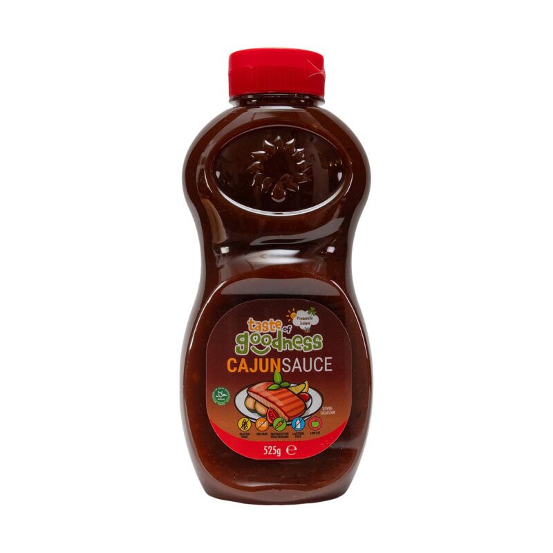 Taste-of-Goodness-Cajun-Sauce-525g Taste of Goodness Cajun Sauce Wholesale Pack 6 x 525g