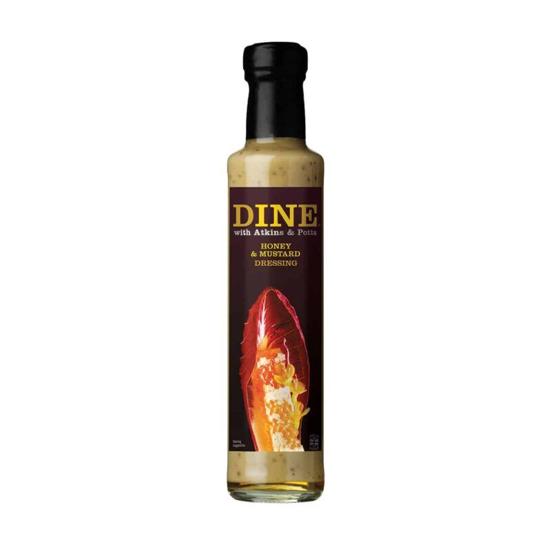 DINE IN with Atkins & Potts Honey and Mustard Dressing DINE IN with Atkins & Potts Honey and Mustard Dressing