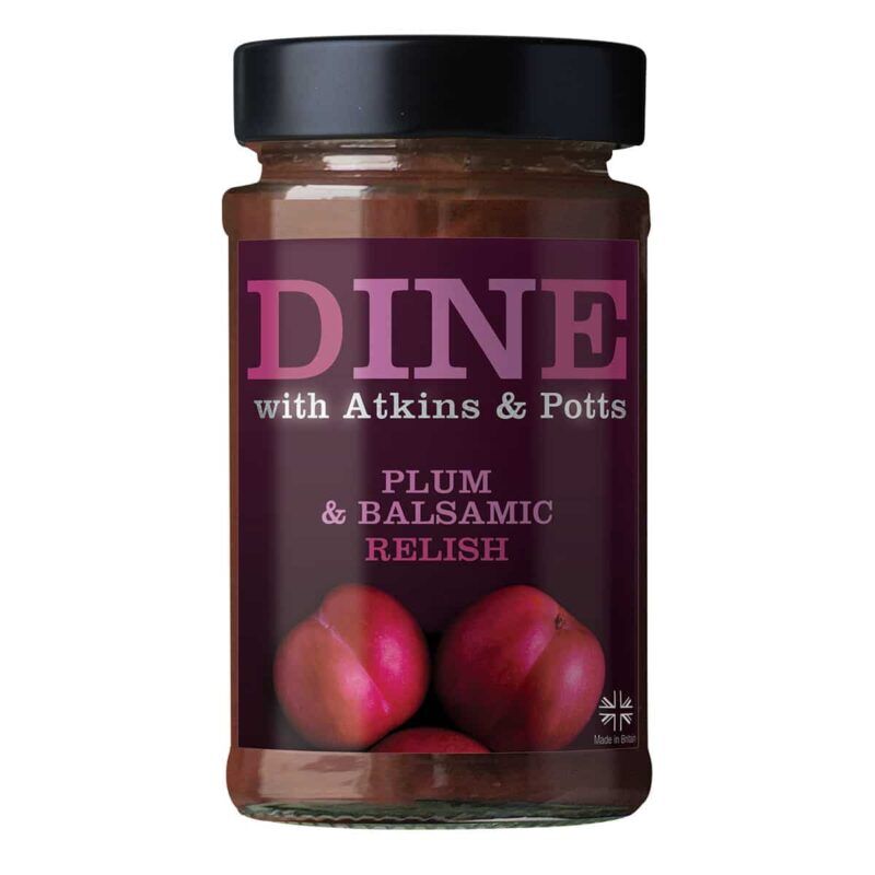 DINE IN with Atkins & Potts Balsamic and Plum Chutney DINE IN with Atkins & Potts Balsamic and Plum Chutney