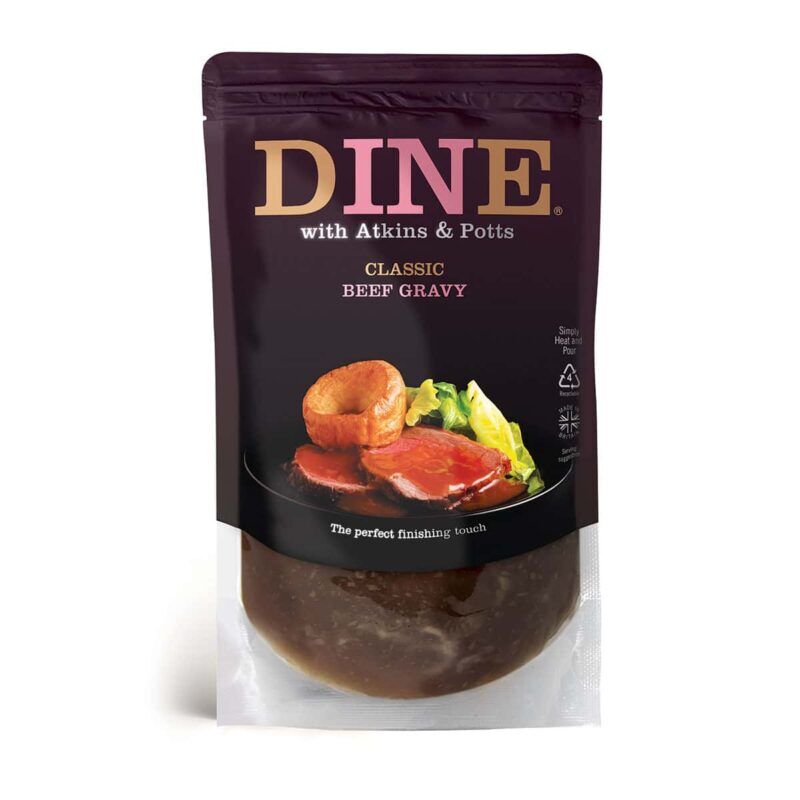 DINE IN with Atkins & Potts Classic Beef Gravy DINE IN with Atkins & Potts Classic Beef Gravy