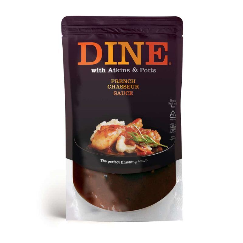 DINE IN with Atkins & Potts Chasseur Sauce DINE IN with Atkins & Potts Chasseur Sauce