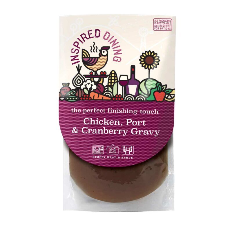 Inspired Dining Chicken, Port & Cranberry Gravy