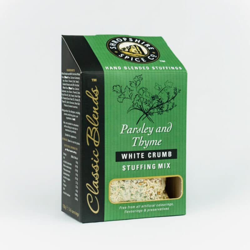 Shropshire Spice Parsley and Thyme White Crumb Stuffing Mix Shropshire Spice Parsley and Thyme White Crumb Stuffing Mix
