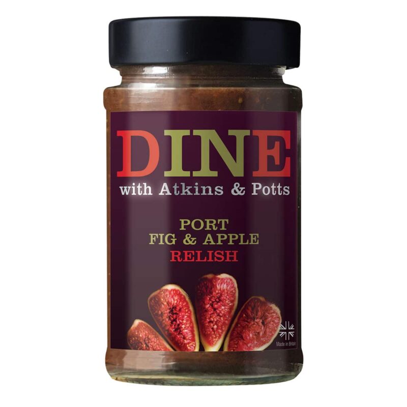 DINE IN with Atkins & Potts Fig Apple & Port Chutney DINE IN with Atkins & Potts Fig Apple & Port Chutney